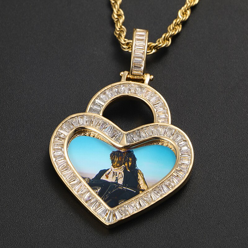 Heart Necklace with Picture | Personalized Photo Jewelry