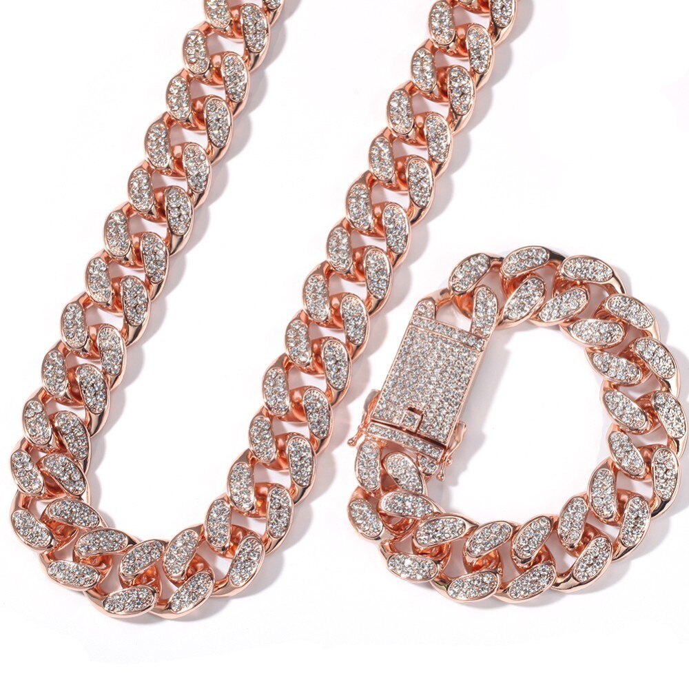 20mm | Cuban Link Chain and Bracelet | Cuban Link Necklace and Bracelets