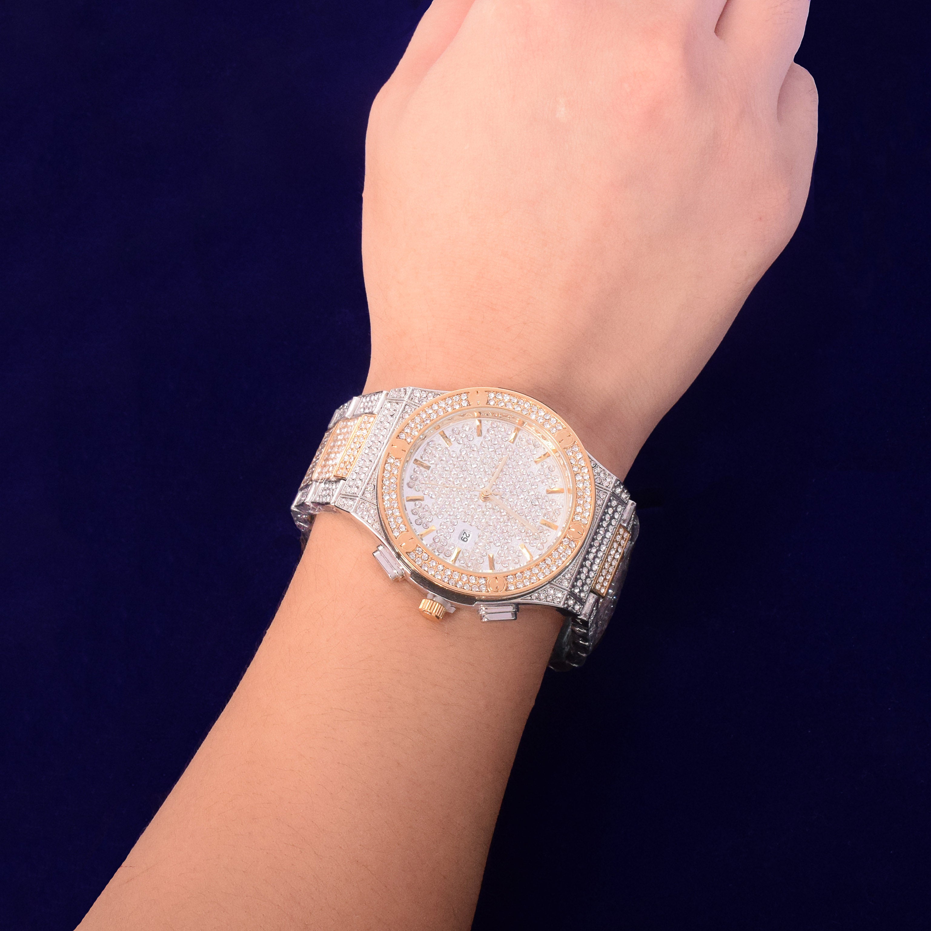 Silver and Gold Watch | Silver Watch with Diamonds | Gold Watch with Diamonds
