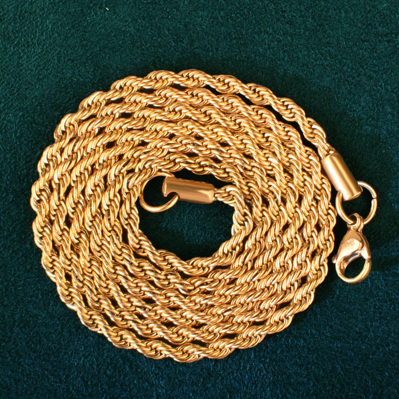 3mm Rope Chain | Black Rope Necklaces | Rope Chains