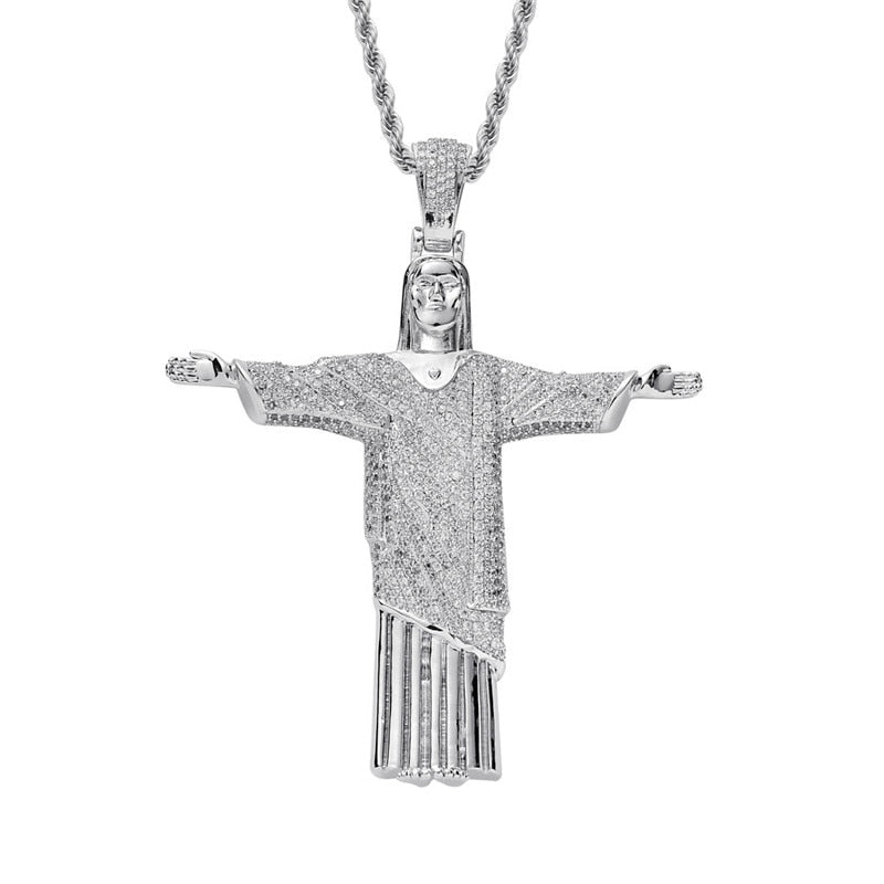Jesus on Cross Pendant | Crucifix Necklace