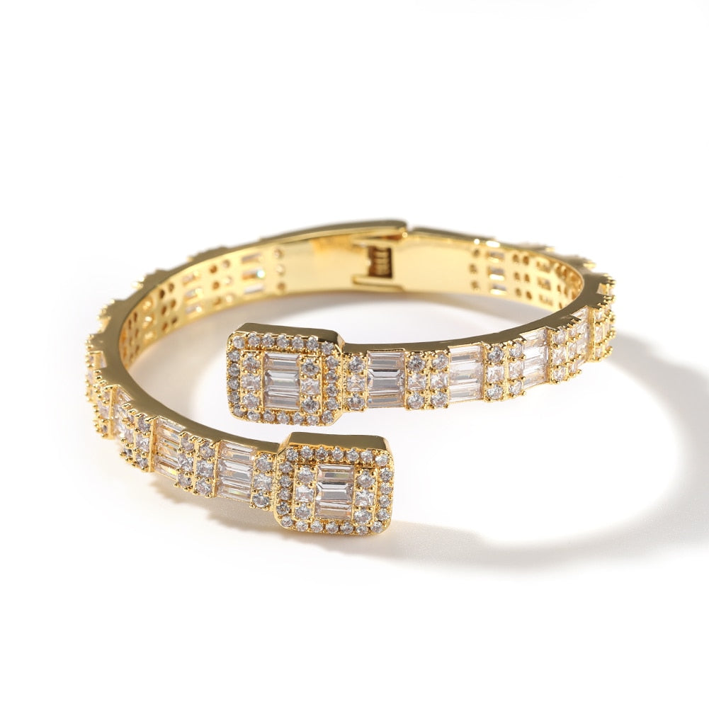 Iced Out Women's Jewelry | Diamond Bangles
