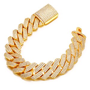 20mm | Gold Cuban Link Bracelet | Silver Cuban Link Bracelet