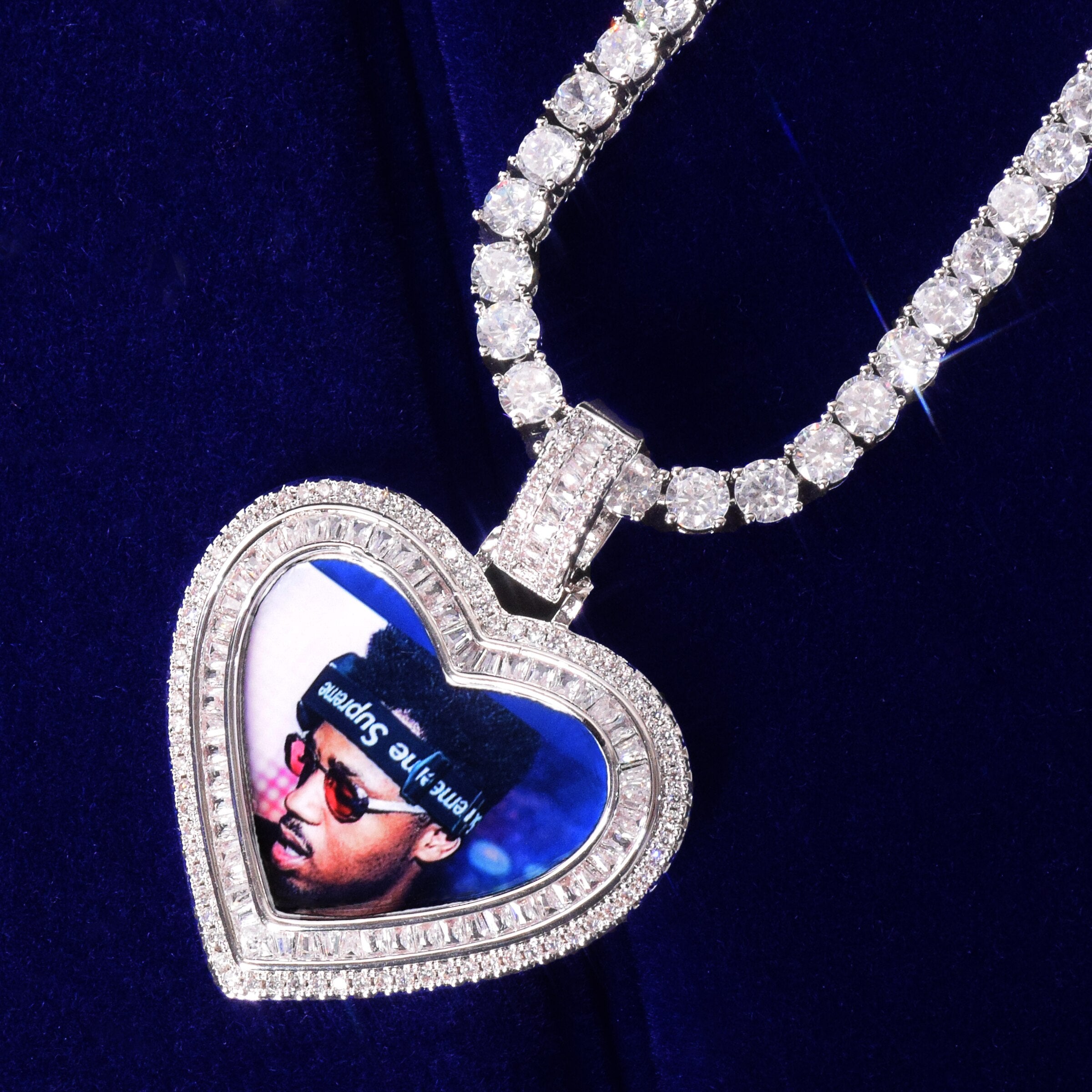 Heart Pendants that Hold a Photo | Heart Necklace with Picture