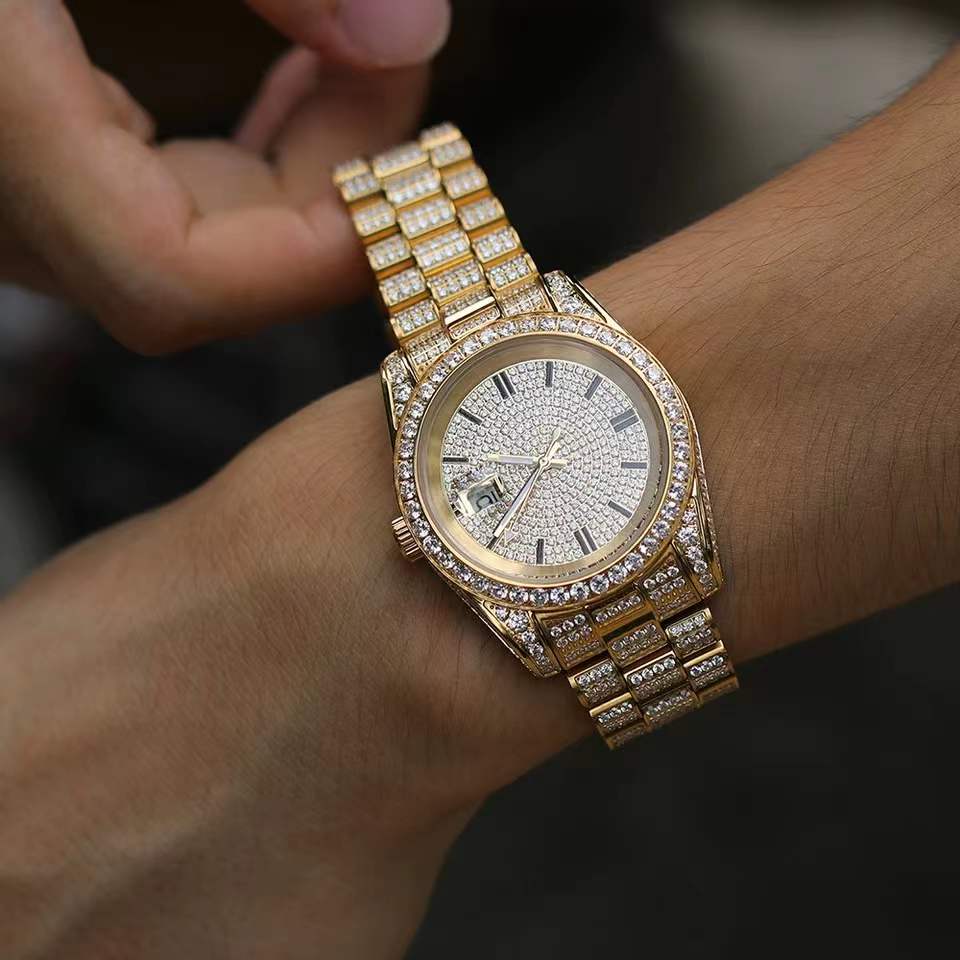 Iced out Watches | Mens Big Face Watch