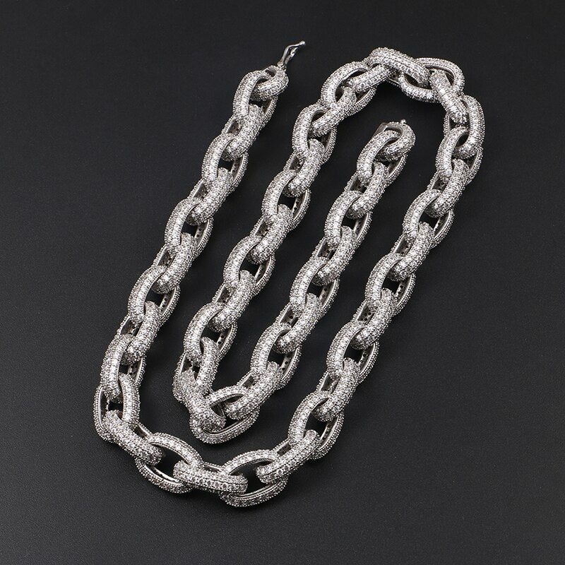 10mm Cuban Link Chain | Rolo Chain | Rolo Chain Necklace