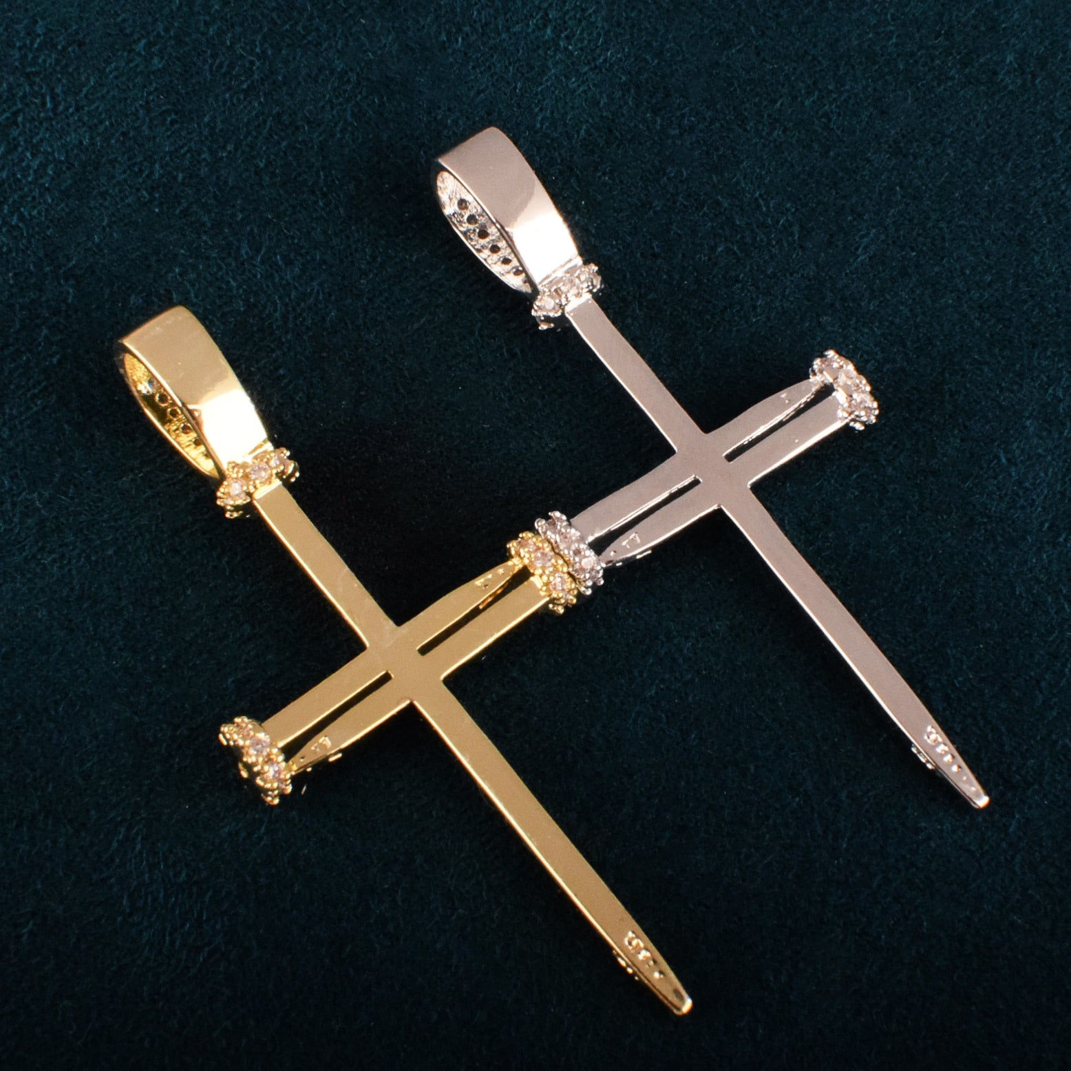 Nail Cross Pendant | Unique Cross Necklaces