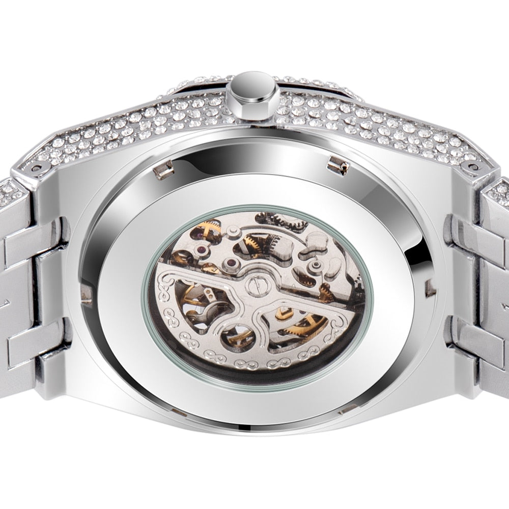 Skeleton Watch | Men's Skeleton Watch | Diamond Skeleton Watch