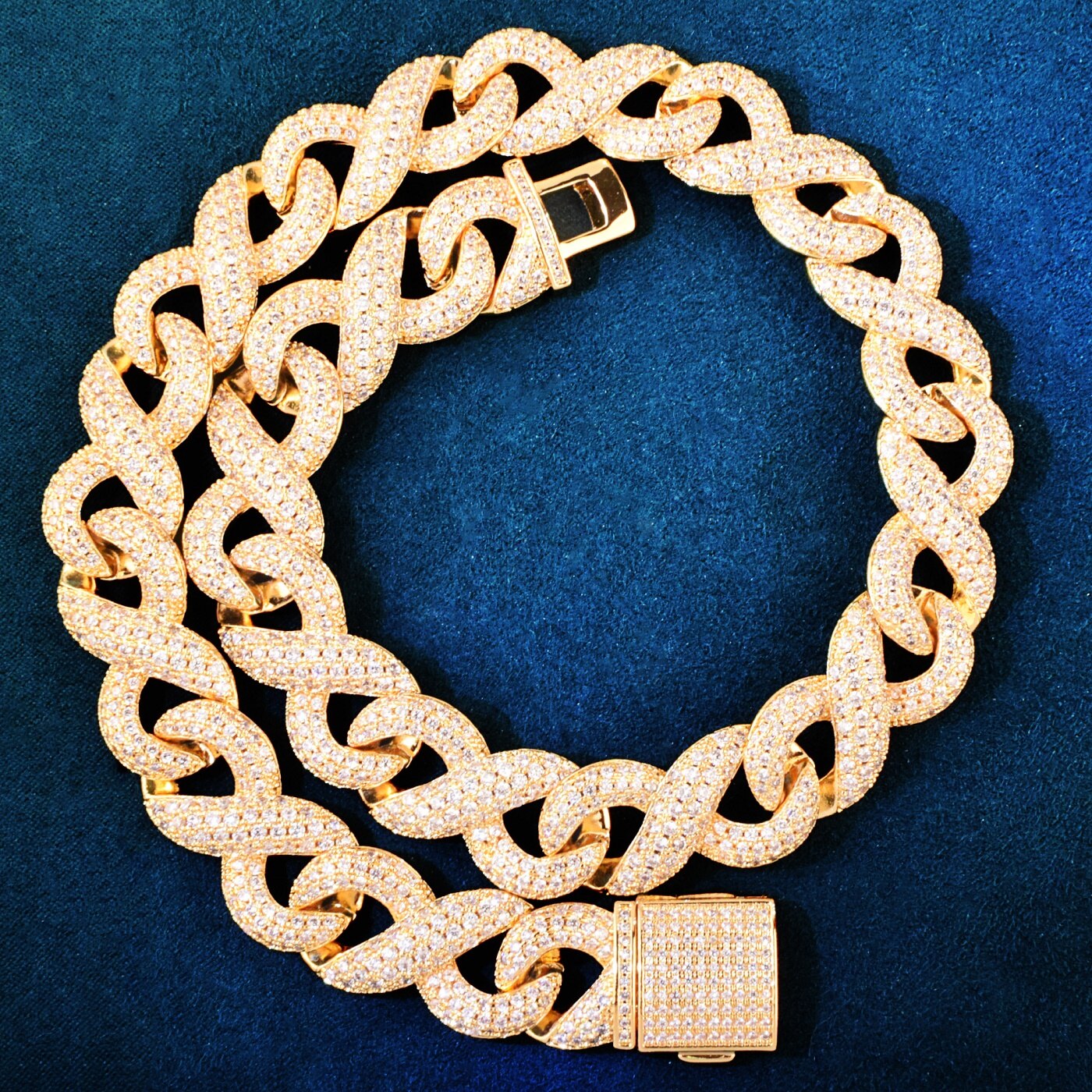 16mm Cuban Link Chain | Cuban Link Rapper Chain | Infinity Link Chain