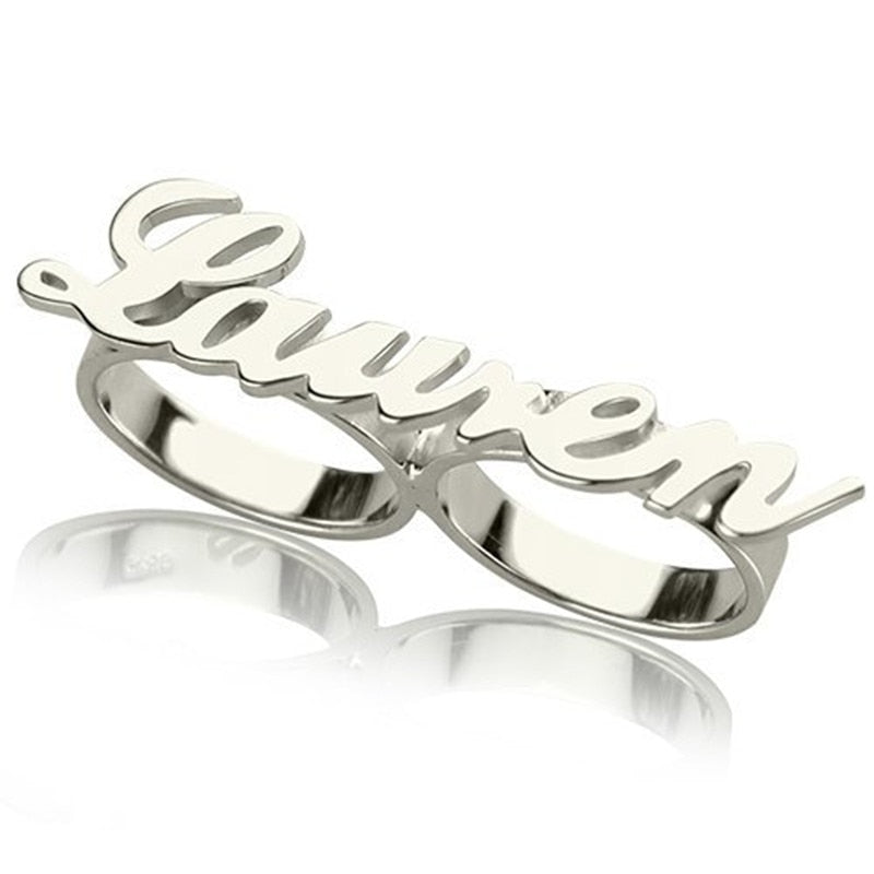 Double Name Ring