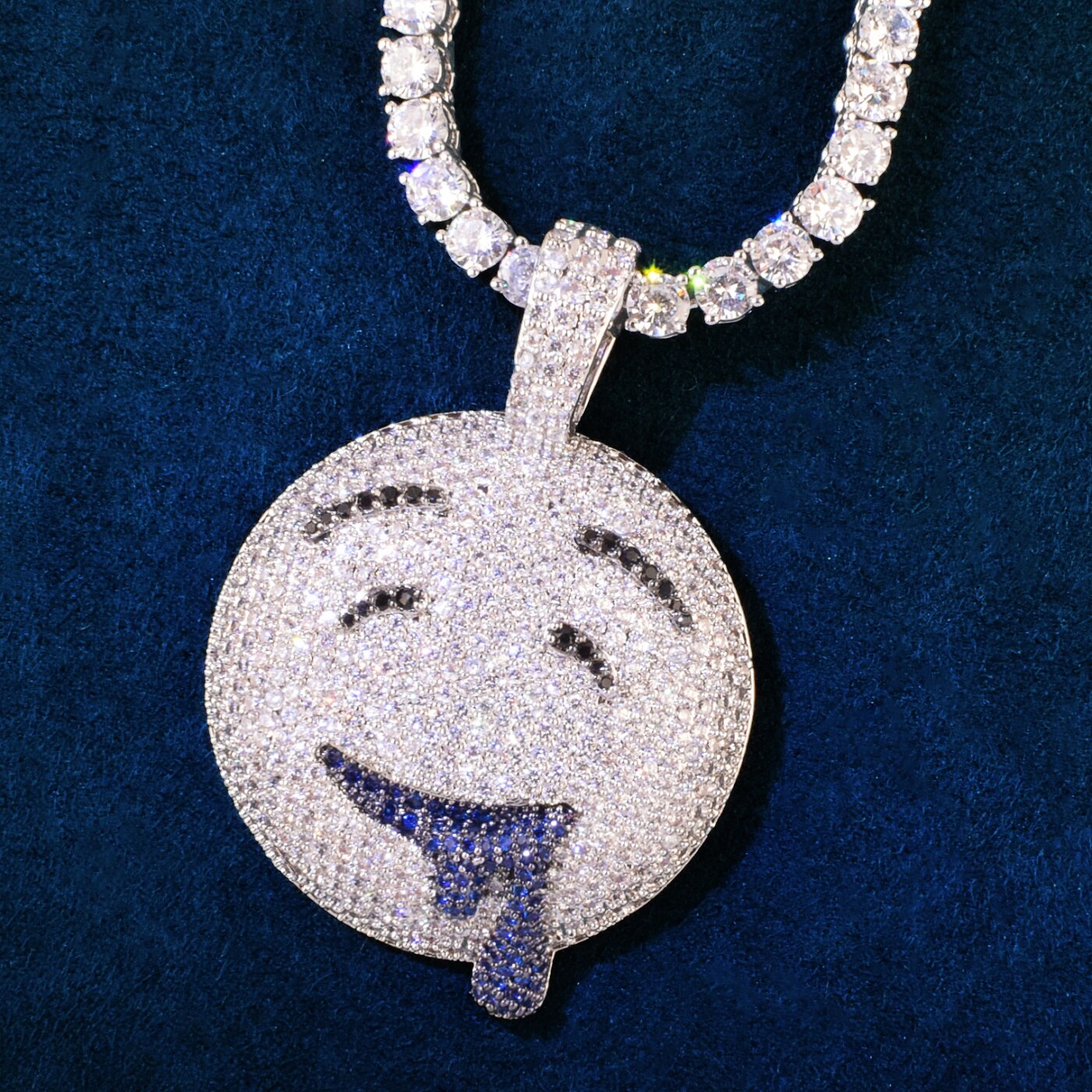 Emoji Pendant | Emoji Pendant Hip Hop | Emoji Necklace