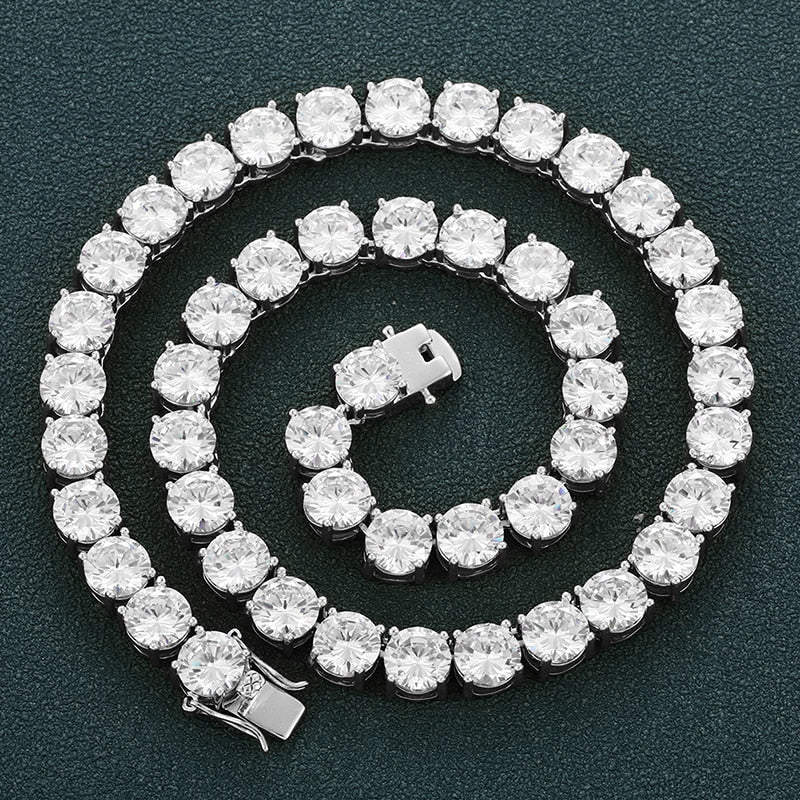 8mm Diamond Tennis Chain | Iced Out Tennis Chain