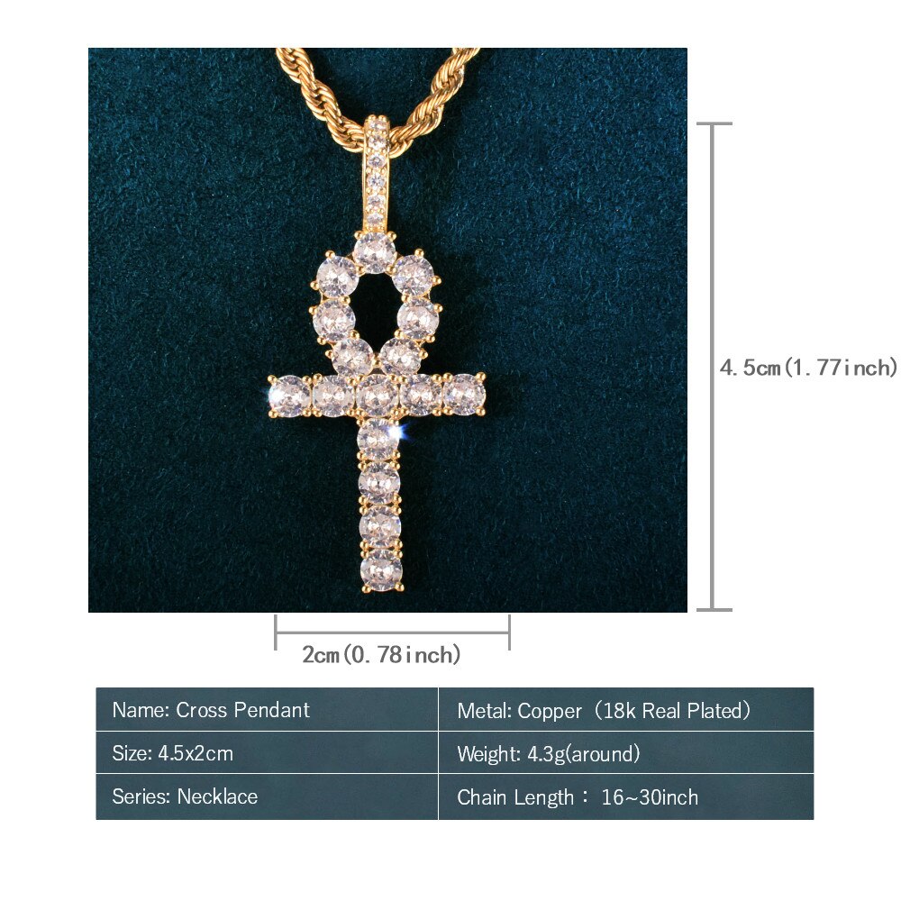 Ankh Necklace | Ankh Pendant | Large Ankh Pendant