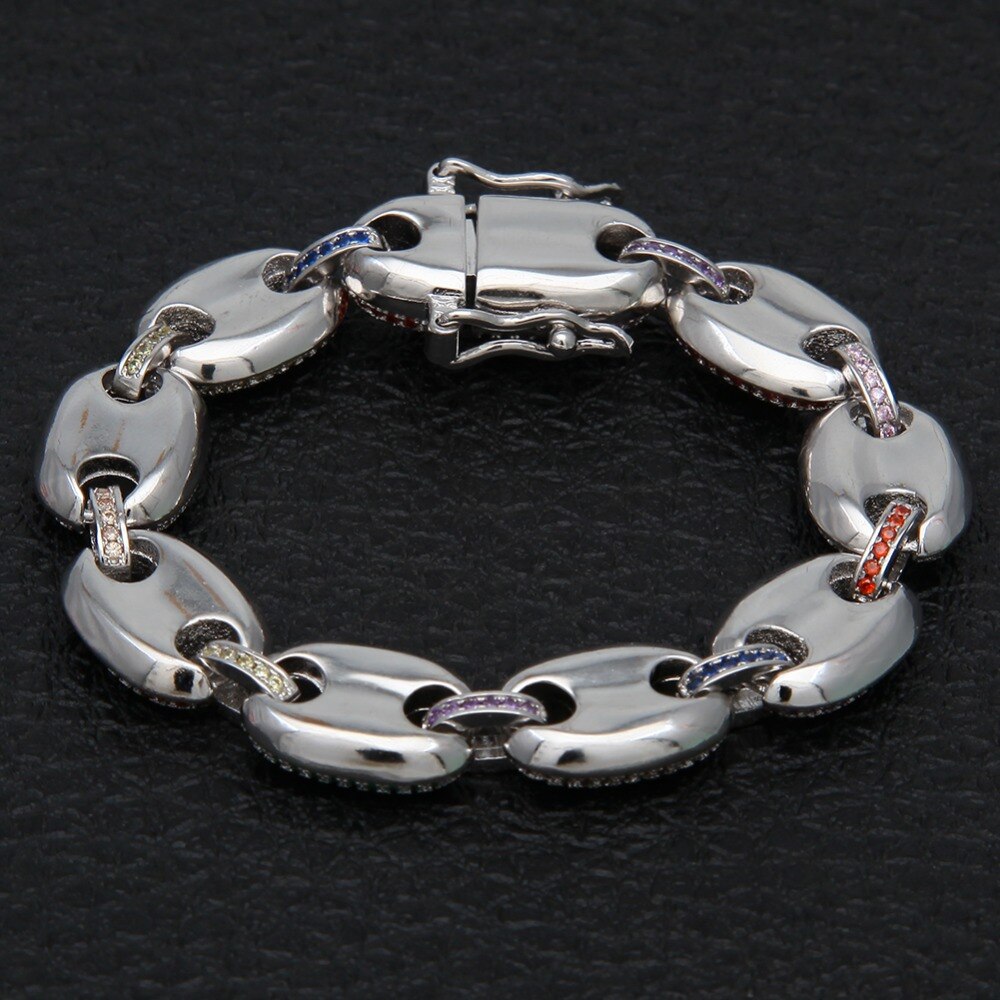 13mm | Mariner Link Bracelet | Puffed Mariner Link Bracelet