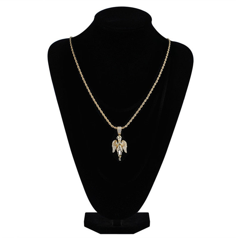 Angel Wing Pendant Necklace | Angel Necklace