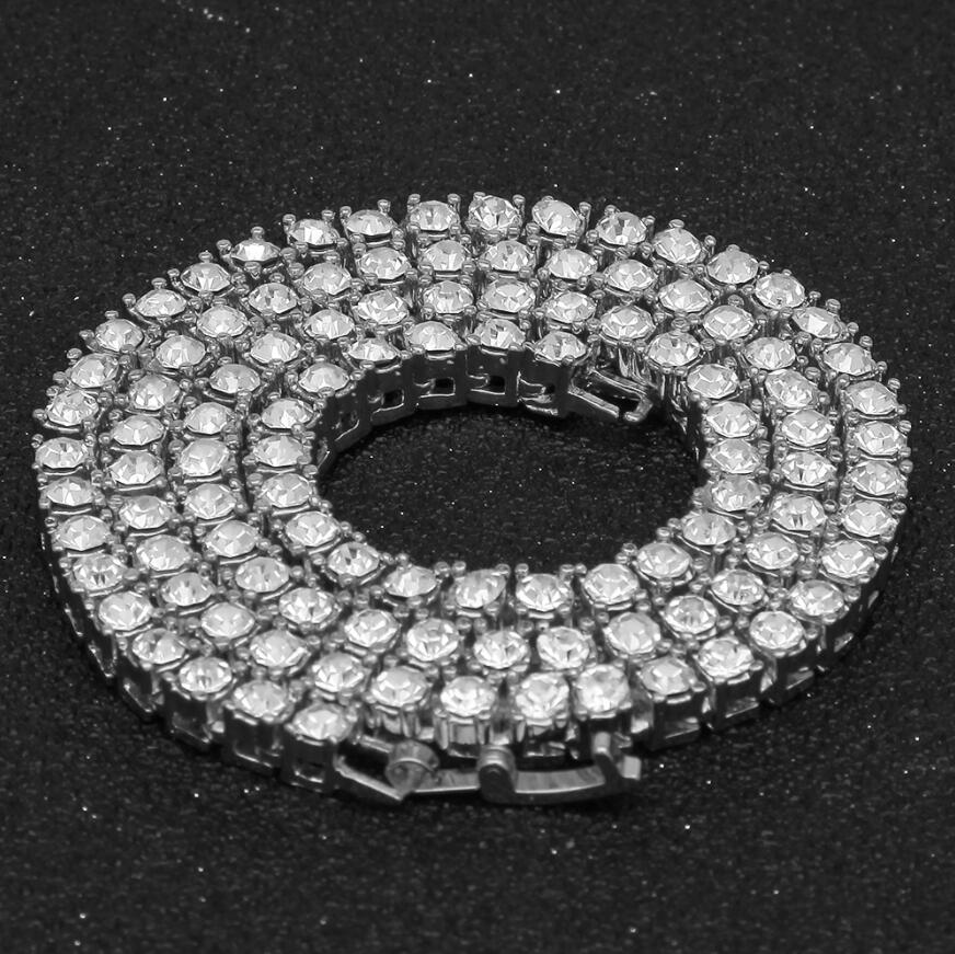 3mm - 5mm Tennis Chain | Tennis Diamond Necklace | CZ Tennis necklace
