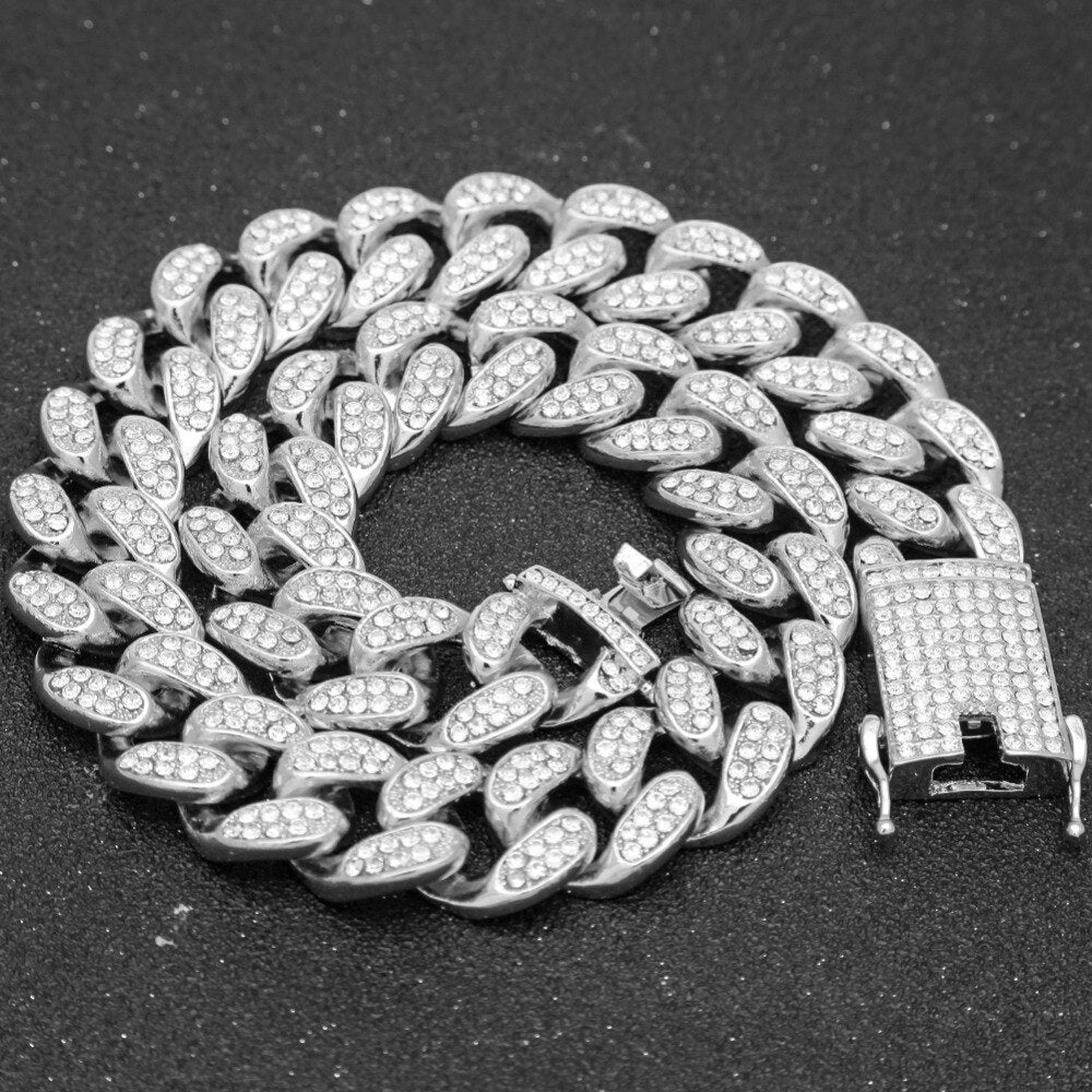 20mm Cuban Link Chain | Iced Out Cuban Link Chains