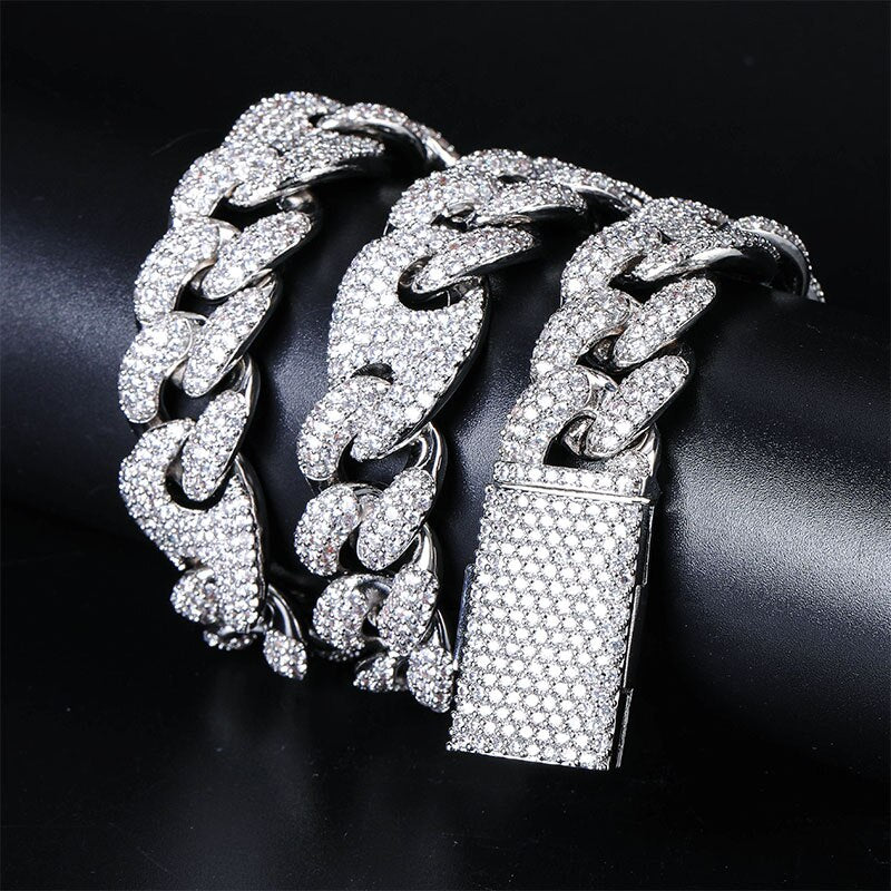 20mm | Best Iced Out Jewelry | Iced Out Jewelry | Hip Hop Jewelry Sets