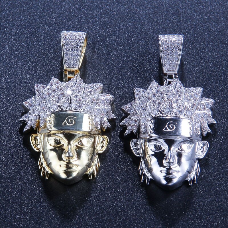 Iced out cheap naruto pendant