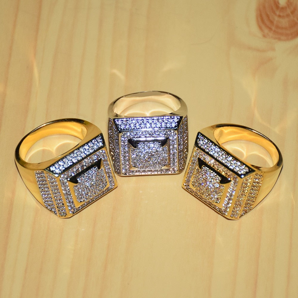 18k Gold | Diamond Hip Hop Rings | Iced Out Hip Hop Ring