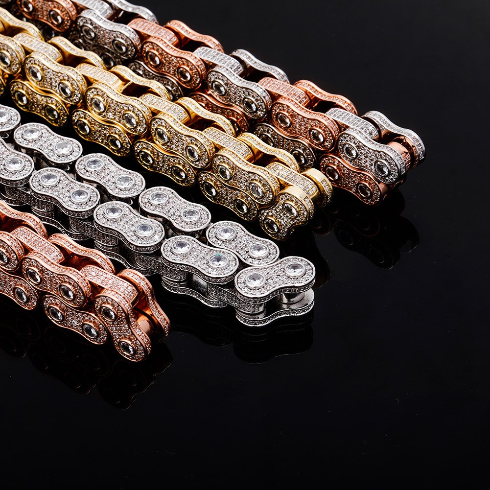 15mm | Bicycle Chain Bracelet | Bicycle Chain Style Bracelet for Women