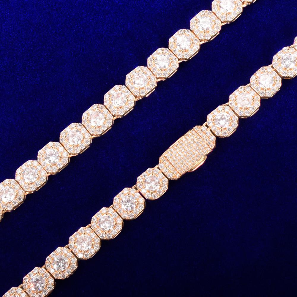 10mm | Tennis Necklace Mens | Mens Diamond Tennis Chain