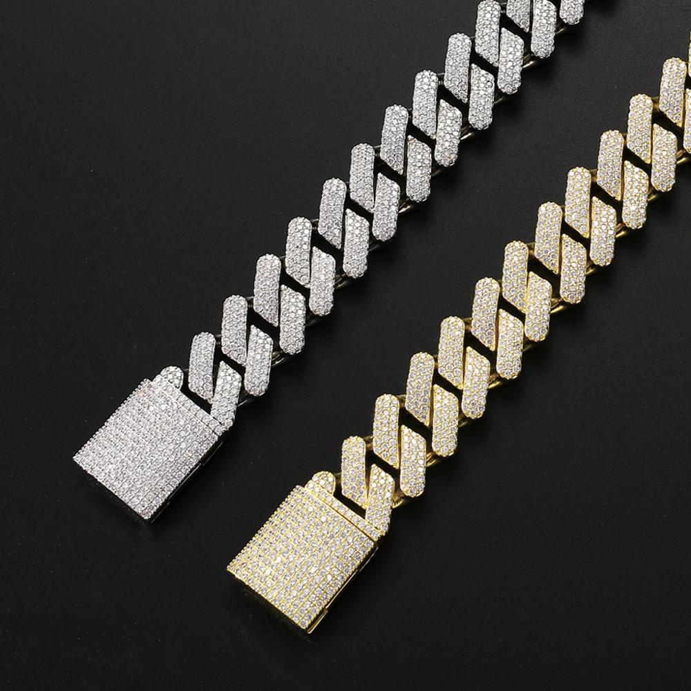 20mm | Iced Out Cuban Link Bracelet | Iced Out Bracelet