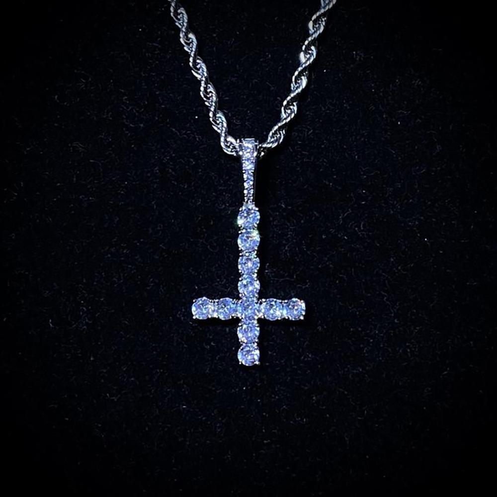 Inverted Cross Necklace | Goth Mall