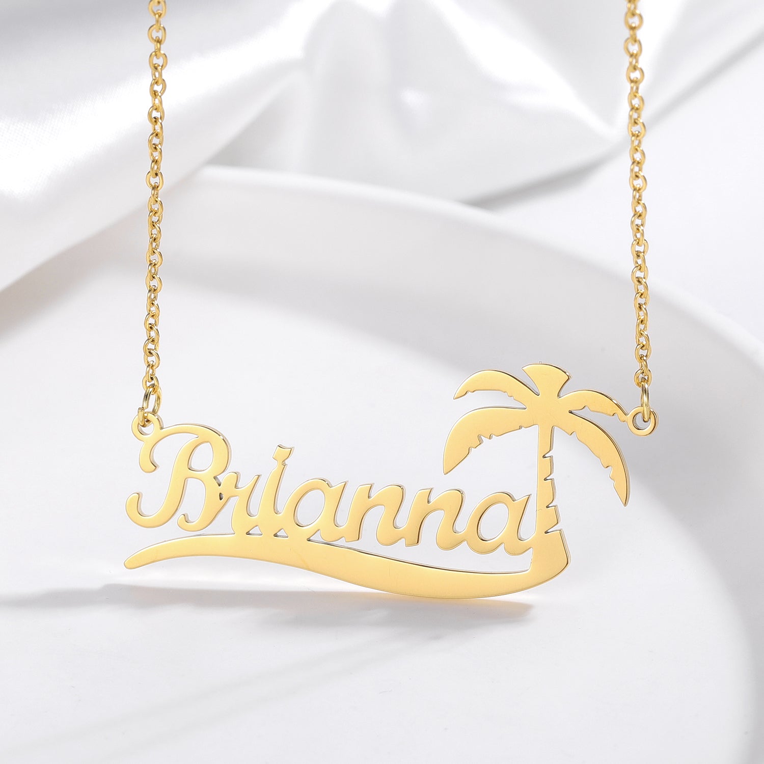 Palm Tree Necklace | Personalized