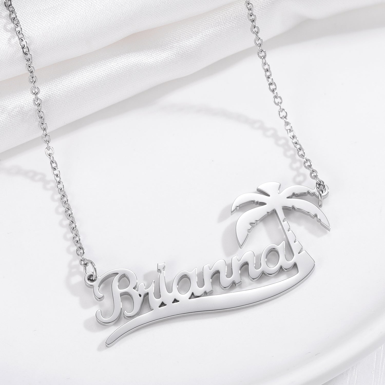 Palm Tree Necklace | Personalized