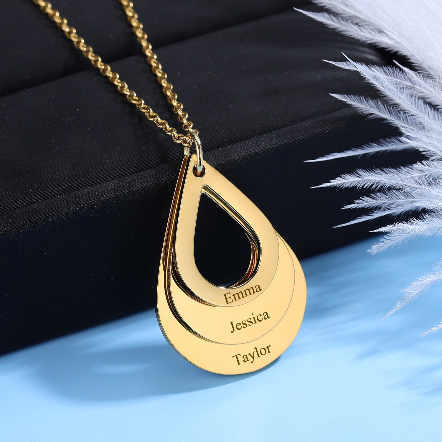 Mom Necklace | Engraved Necklace for Mom - Julri Box