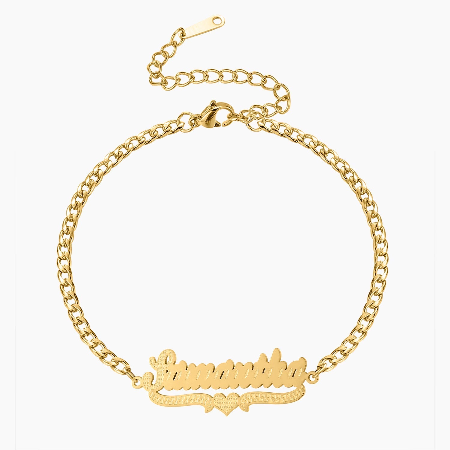 Gold Name Anklets | Gold Name Bracelets