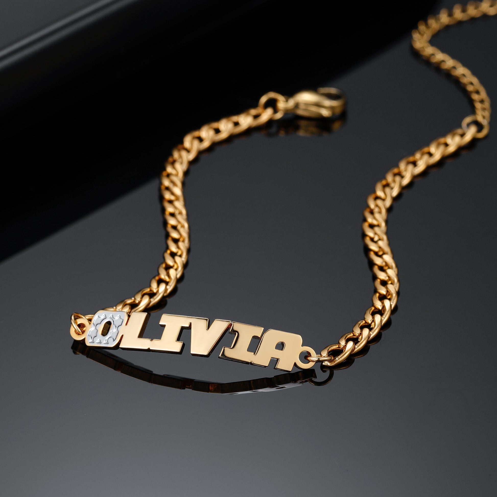 Name Bracelets | Thick Chain