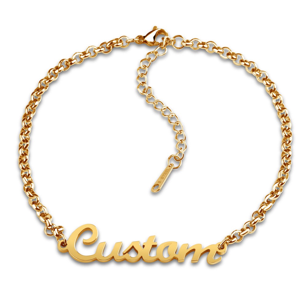 Double Chain Nameplate Bracelet – Bespoke Fine Jewelry Ltd