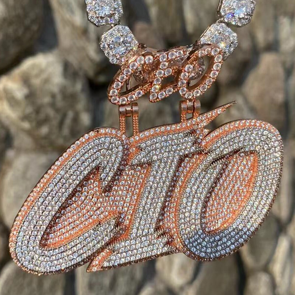 Custom Name Necklace | Hip Hop Jewelry Pendants | Rapper Chain