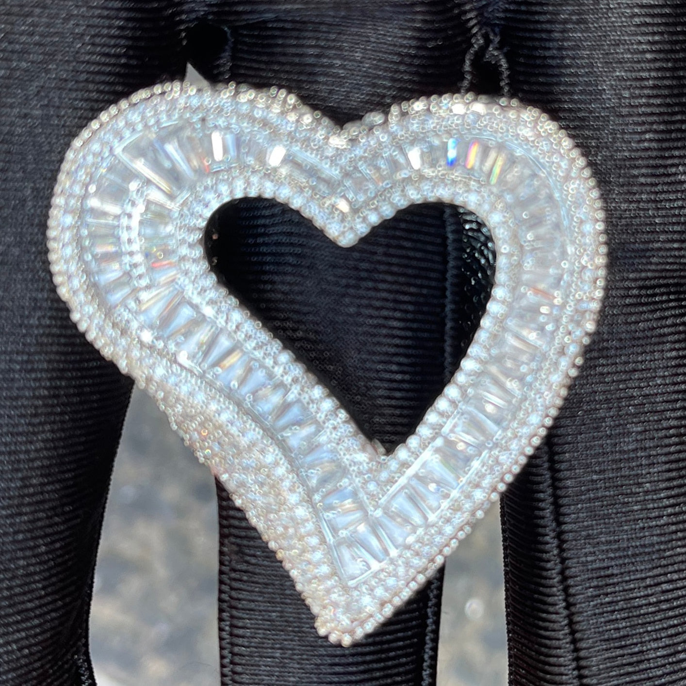Large Heart CZ Ring | Large Heart Diamond Ring | Heart Ring