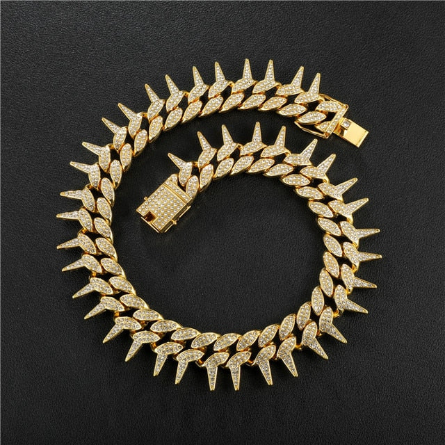 25mm Cuban Link Chain | Gold Cuban Link Necklace