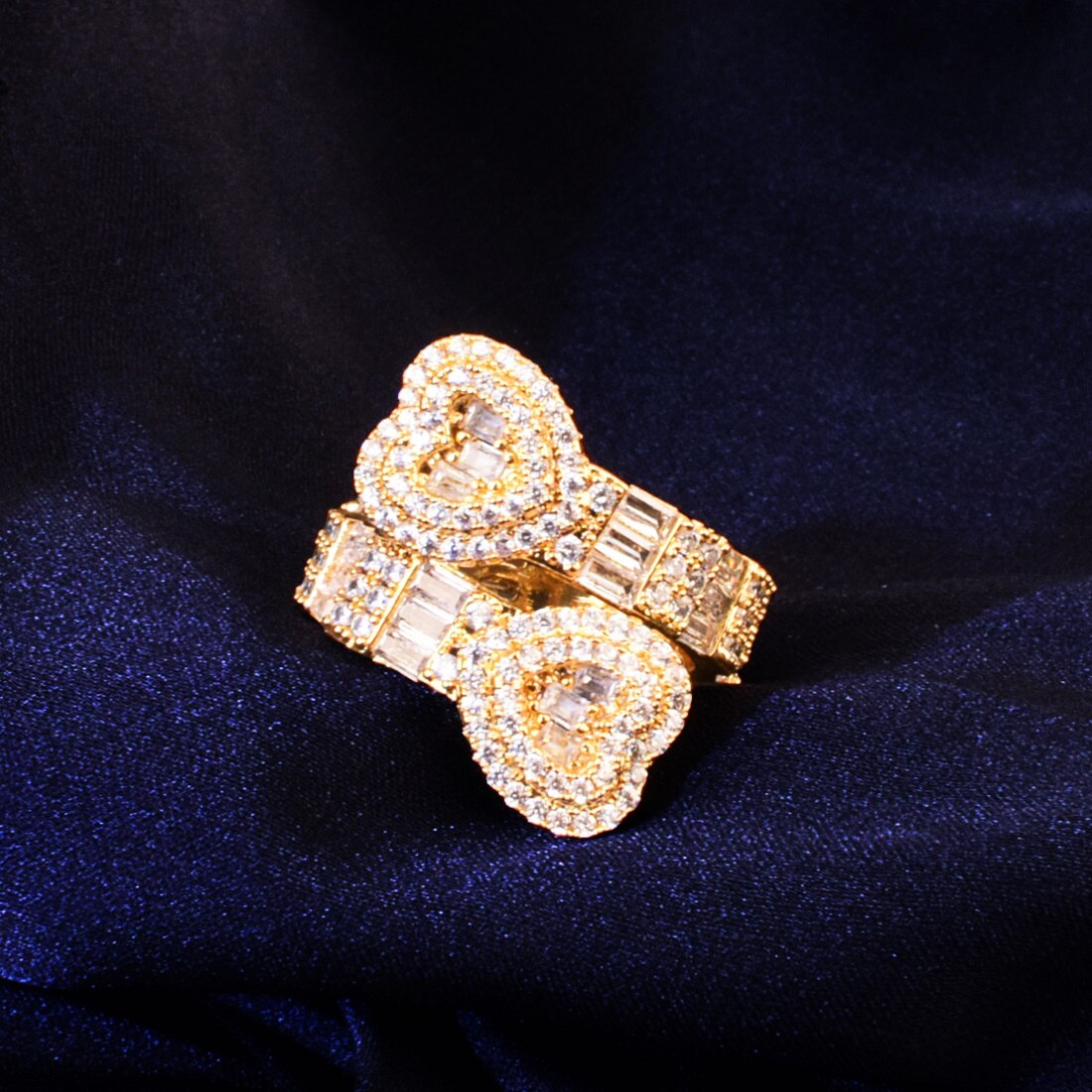Heart Ring | Baguette Diamond Ring