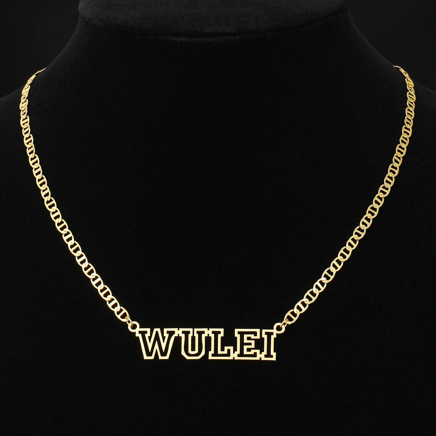 Nameplate Necklace | Nameplate Necklace Gold