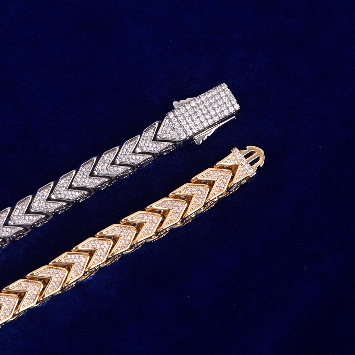 10mm | Franco Bracelet | Franco Gold Bracelet | Men Silver Franco Bracelet