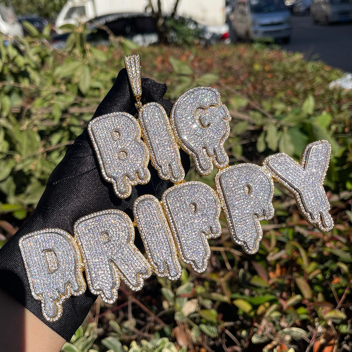 Custom drip necklace deals