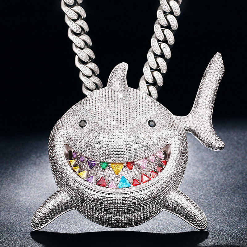 6ix9ine Shark Chain | Iced Out Chains with Pendants