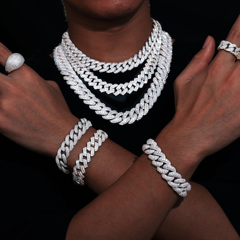 VVS Diamond Cuban Link Chain | Real Cuban Link Chain with Diamonds