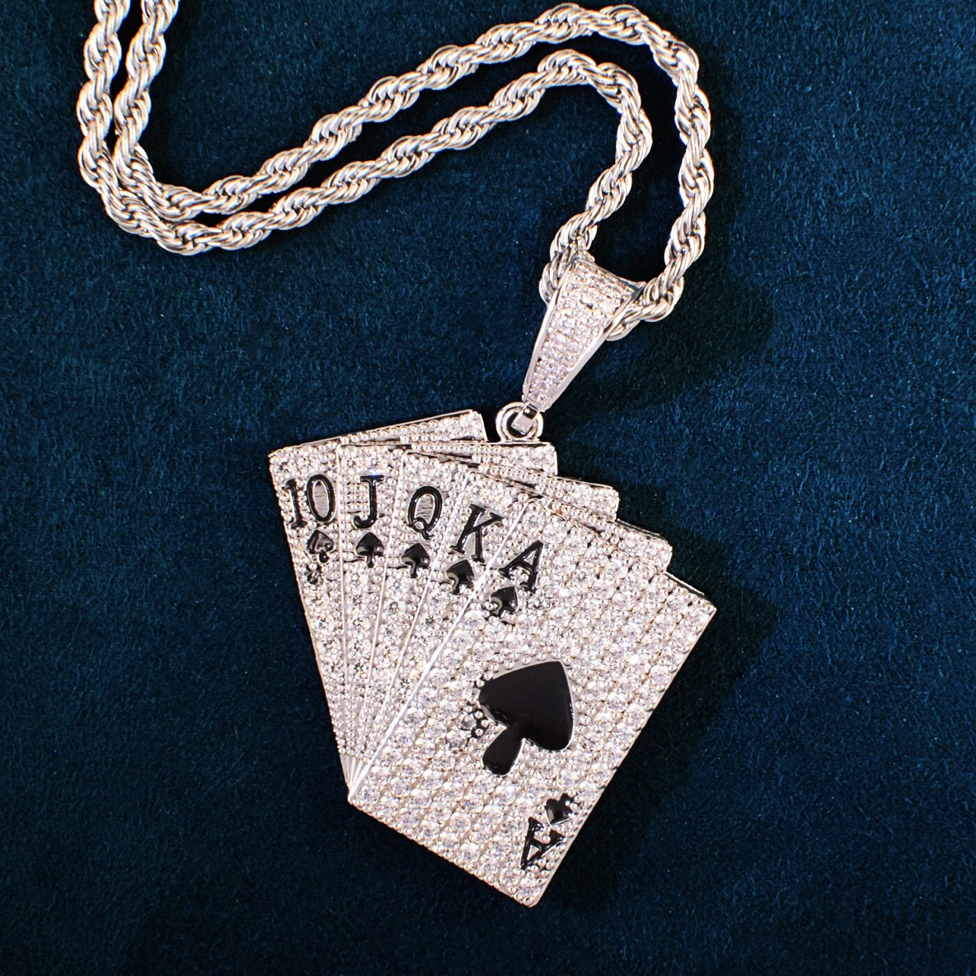 Playing Card Necklace | Playing Cards Necklace | Playing Cards Pendant