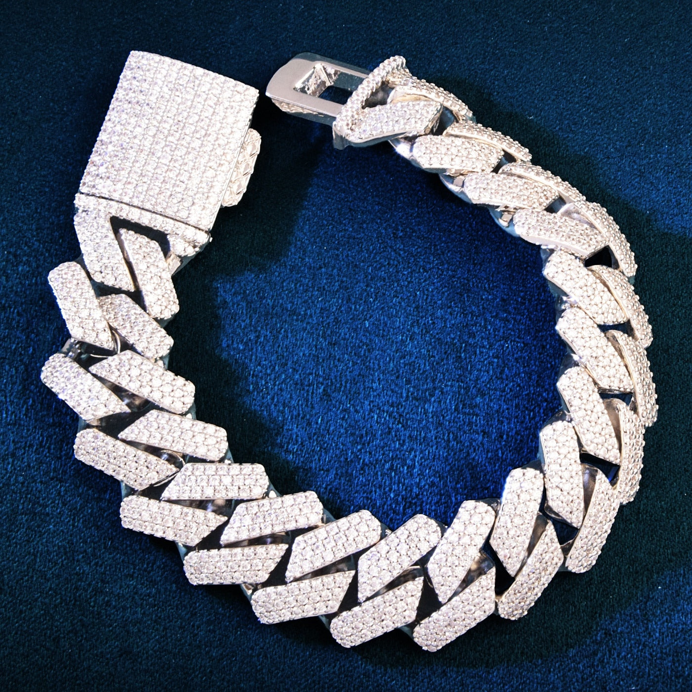19mm | Cuban Link Bracelet Gold | Cuban Link Silver Bracelet