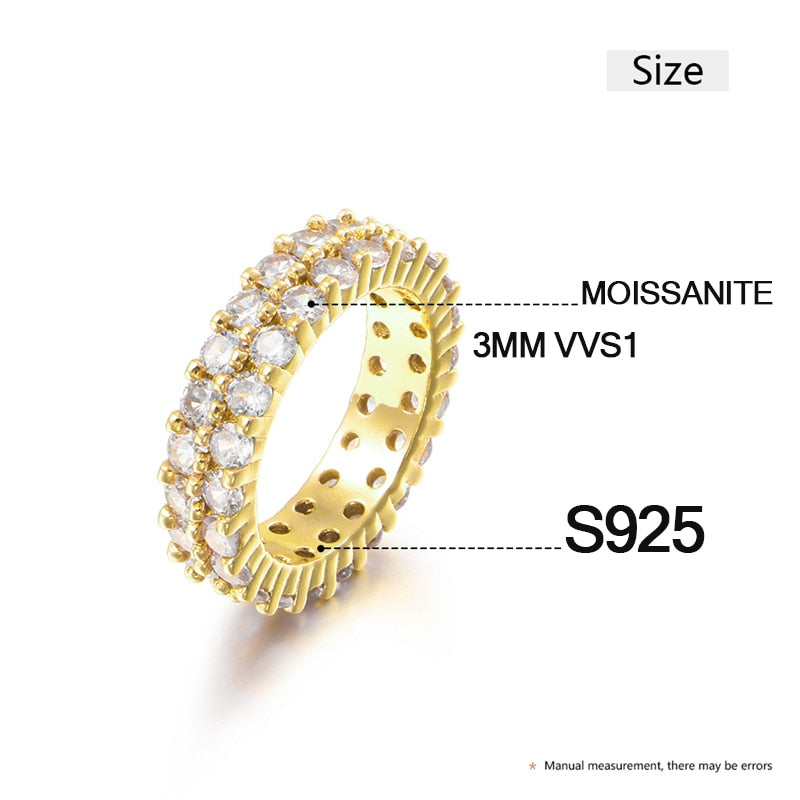 Moissanite Tennis Rings | Beautiful Iced Out Rings for Women