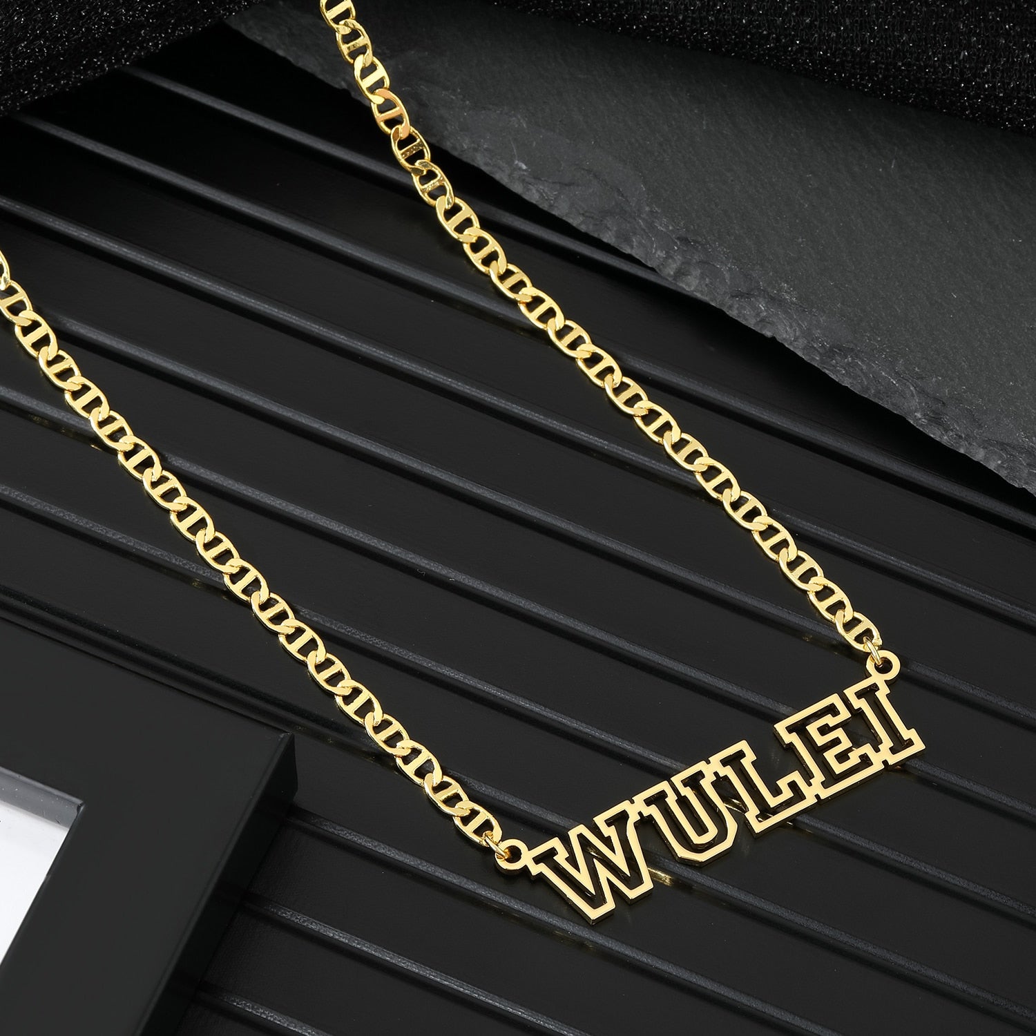 Nameplate Necklace | Nameplate Necklace Gold