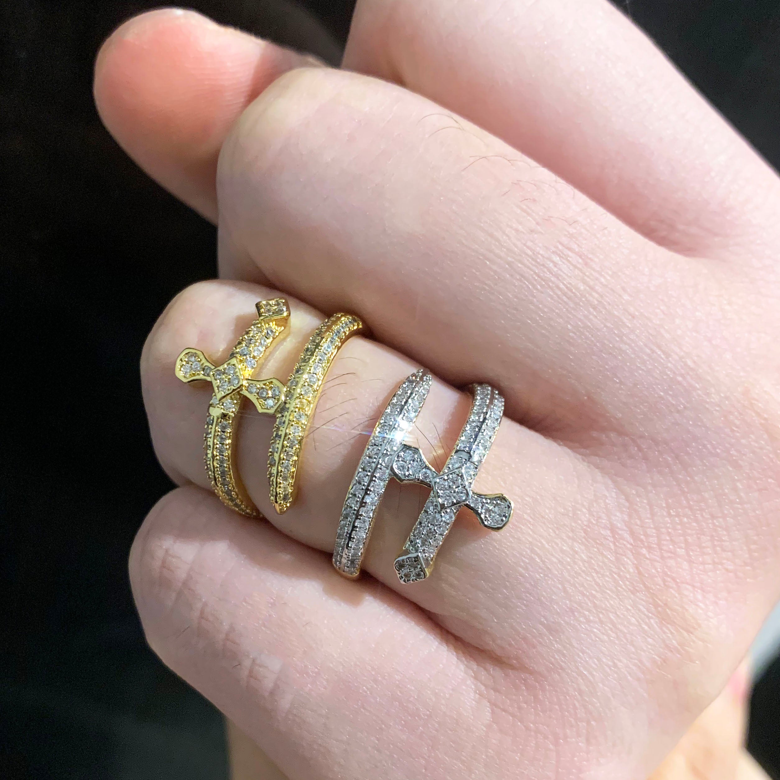 Unique Mens Ring | Mens Gold Religious Rings