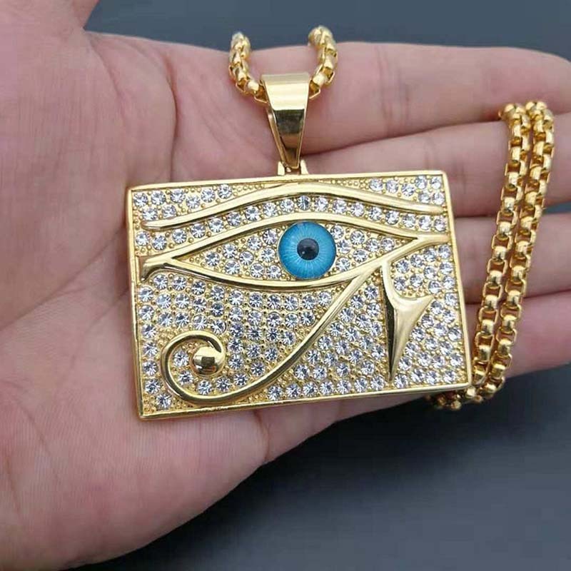 Eye of Horus Necklace | Eye of Horus Pendant | Hip Hop Jewelry Pendants