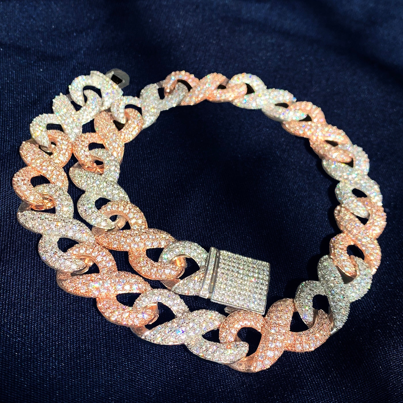16mm | Womens Hip Hop Jewelry | Diamond Cuban Link Necklace
